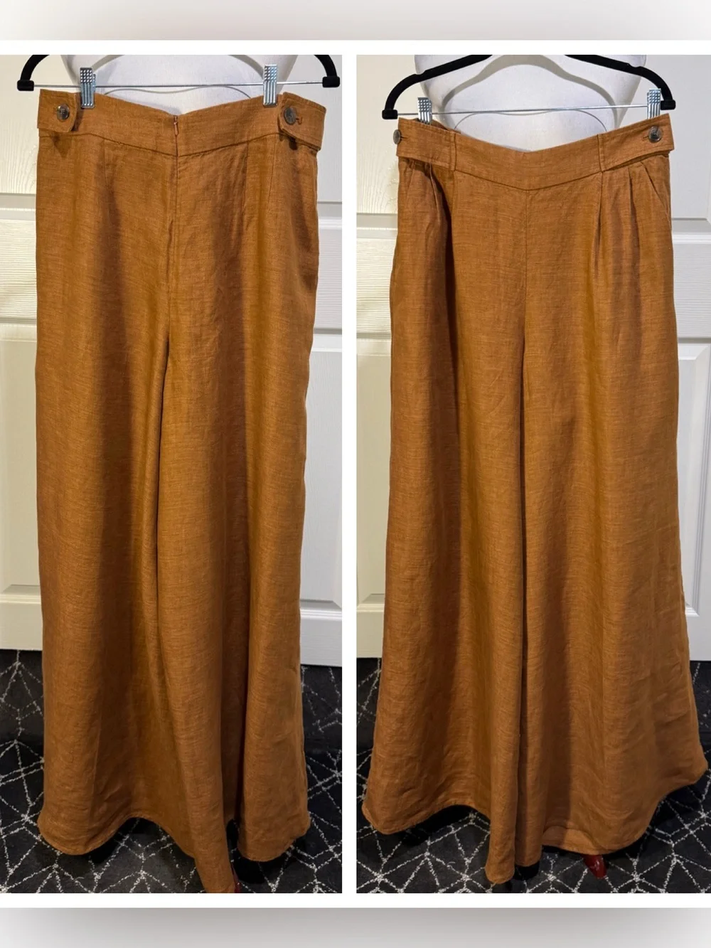 Banana Republic LINA LINEN WIDE-LEG PANTS